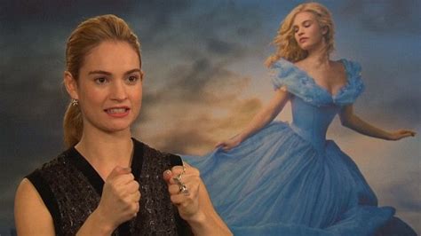 Clover Stroud Tries The Corset Lily James Claims Gave Her A Tiny Waist