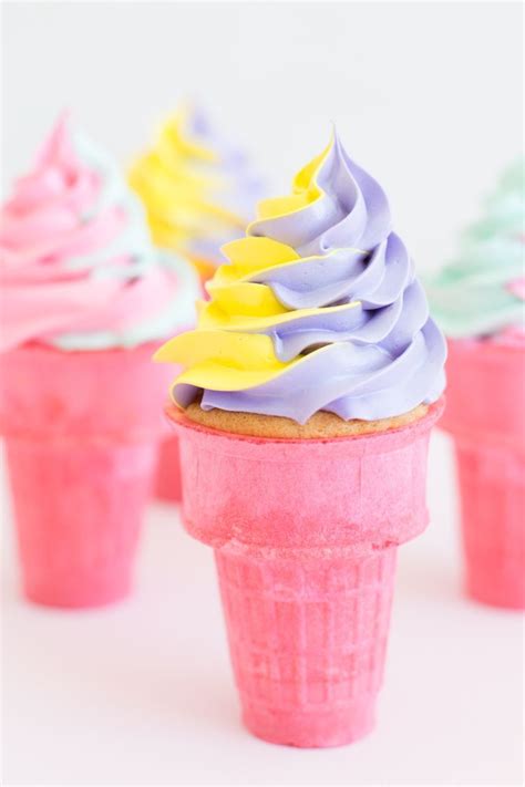 How To Make Ice Cream Cone Cupcakes Studiodiy Com Healthy Dessert Delicious Desserts Unique