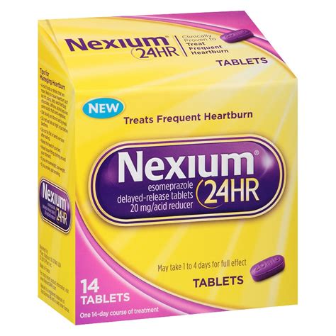Nexium 24hr Delayed Release Heartburn Relief Tablets 20mg Esomeprazole