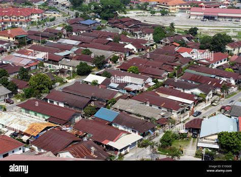 Aerial View Of Ampang Village In Selangor Malaysia Ampang Is A Suburb