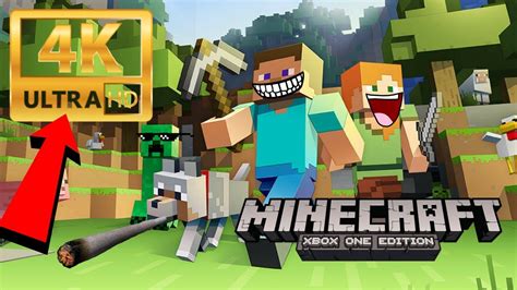 Exclusive Minecraft 4k Xbox One X Gameplay Youtube