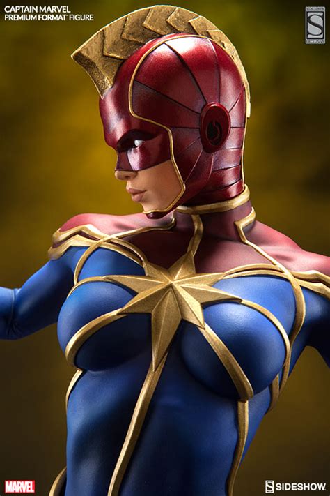 New Details For Captain Marvel Premium Format Figure The