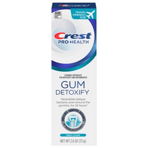 Crest Pro Health Gum Detoxify Deep Clean Toothpaste Anti Cavity