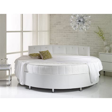 Verve Round Bed With Pearl Headboard Round Beds Home Decor Bed Design