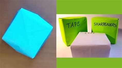 How To Fold A Traditional Origami Masu Box Easy Origami Masu Box