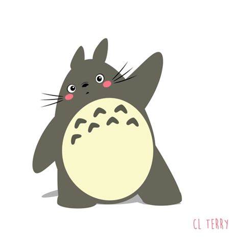 Animated Totoro By Cl Terry