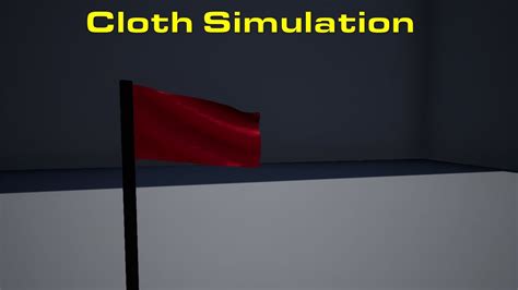 How To Set Up Cloth Simulation In Unreal Engine Youtube
