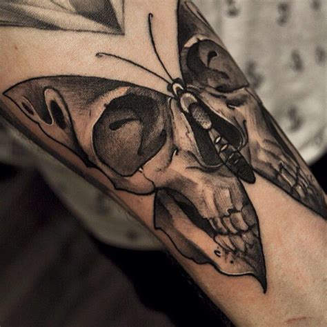 45 Skull Butterfly Tattoos Ideas And Meanings