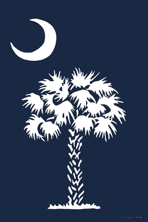 Palmetto Tree South Carolina Flag Daniella Salisbury