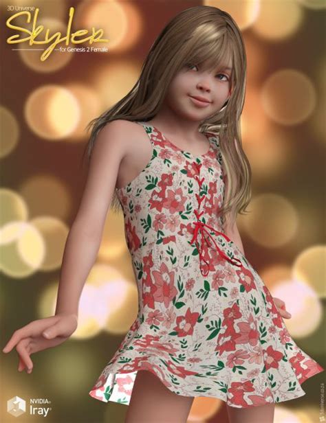 Skyler Character And Hair For Genesis Female S D Models For Daz