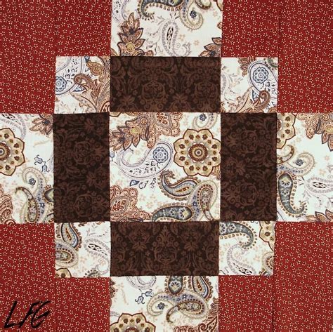 Antique Tile Quilt Block By French Goose Quilting Pattern Tiled