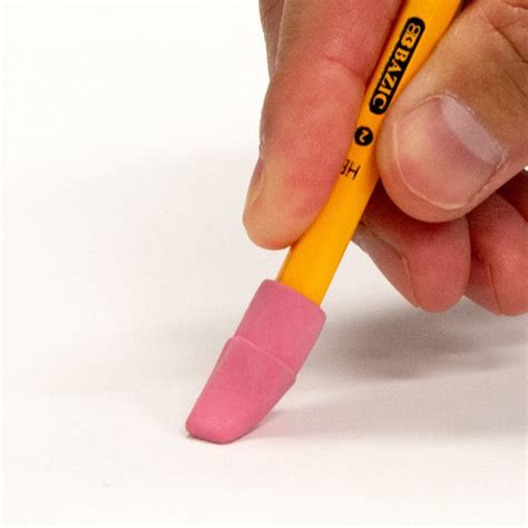 Pink Eraser Top 20pack Crown Office Supplies