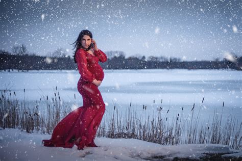 Winter Wonderland Maternity At Bond Lake Neal Urban Master Photographer