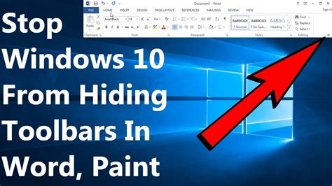 Fixed Show The Toolbar In Paint Windows 10 Youtube