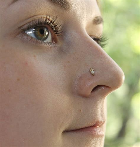 Nose Ring Nose Stud Dainty Stud Earring Nose Jewelry Nose Etsy