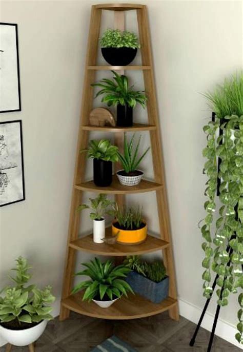 Corner Bookcase Flower Pot In 2020 Plant Decor Indoor Plant Decor