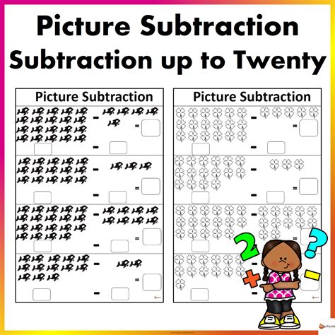 Picture Subtraction Subtraction Up To 20 Made By Teachers