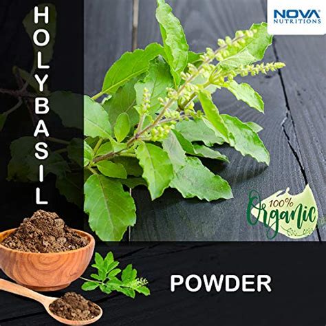 Nova Nutritions Certified Organic Holy Basil Tulsi Powder 16 Oz 454