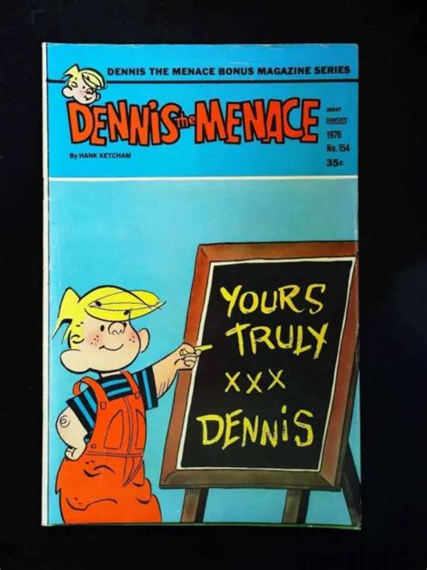 Dennis The Menace Bonus Magazine Series 154 Fawcett Comics 1976 Fn 9
