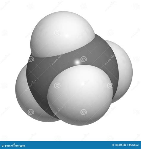 Methane Ch4 Gas Molecule Chemical Structure Methane Is The Main