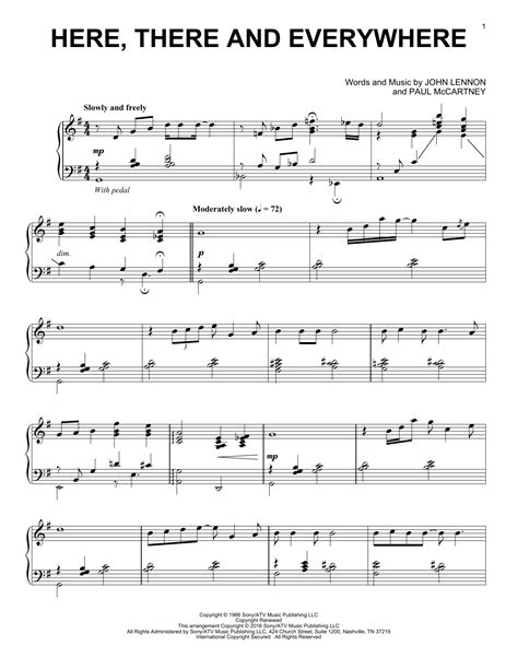 To read the pdf format your computer must have a pdf reader software. The Beatles "Here, There And Everywhere" Sheet Music Notes, Chords | Piano Download Rock 176042 PDF