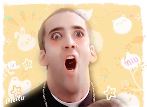 Nic Cage Meitu Know Your Meme