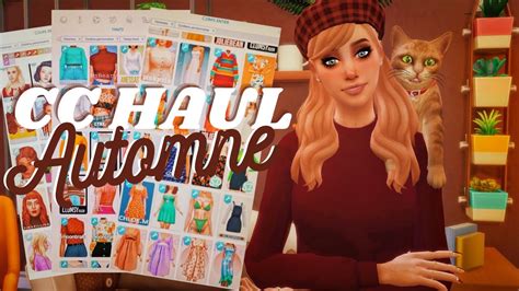 Cc Haul Édition Automne 2 🍂 The Sims 4 🌻🍁 Youtube
