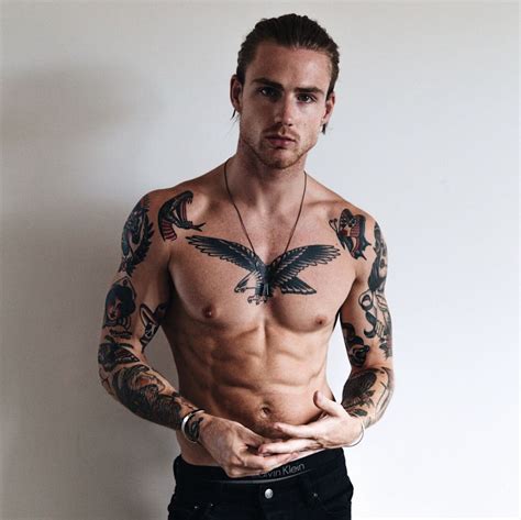 LMM Loving Male Models Thomas Davenport Sexy Men Tattoos For Guys Babe Tattoos
