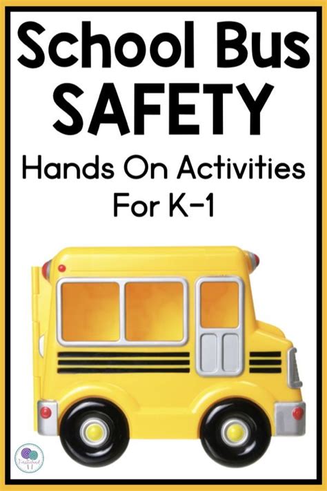 School Bus Safety Unit For K 1 In 2020 School Bus Safety Fall