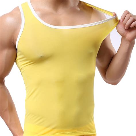 sexy men s sports a shirt muscle wife beater tank top sleeveless t bodybuilding ebay
