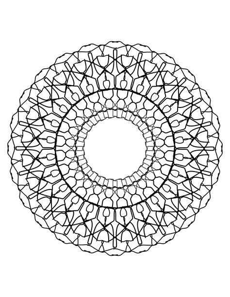 Mandala Line Art Floral Pattern Free Image On Pixabay