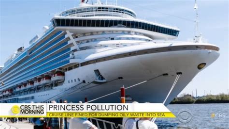 Princess Cruise Lines Fined 40 Million For Ilegally Dumping Oil Waste