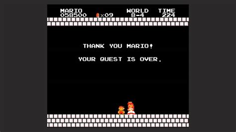 Super Mario Bros Ending Famicomnes In Japan Youtube