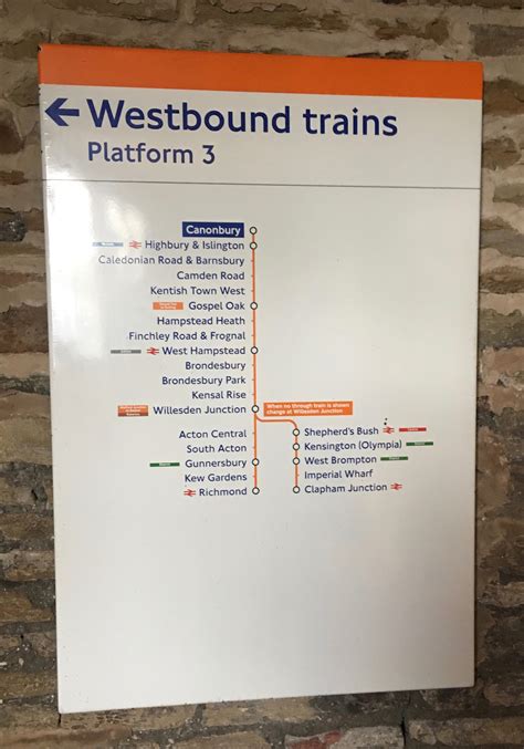 Westbound Overground Trains Enamel Sign Enamel Signs London Bus Blinds