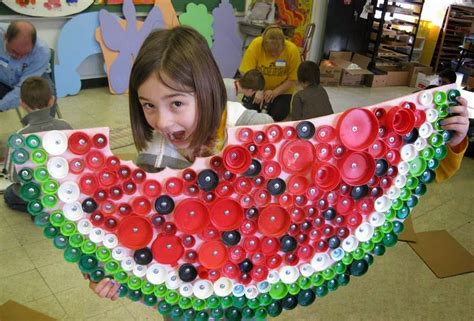 Craft For Kids Recycle Bottle Cap Creative Art And Craft Ideas