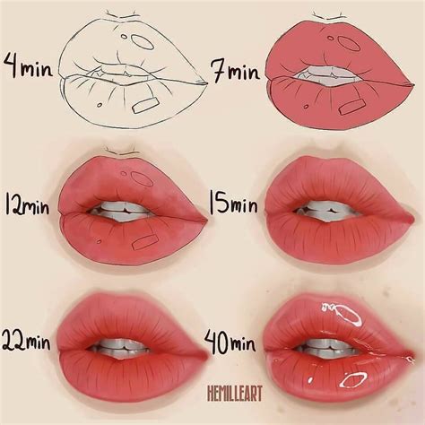 How To Draw Realistic Lips Digital Art 15 Tips For Drawing Heads