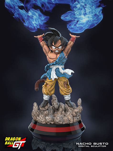 Beyond the epic battles, experience life in the dragon ball z world as you fight, fish, eat, and train with goku, gohan, vegeta and others. Goku kid - Dragon Ball GT 3D model 3D printable STL