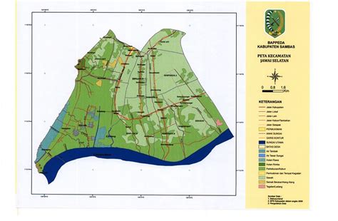 Takjub Indonesia Peta Kecamatan Kecamatan Di Kabupaten Sambas