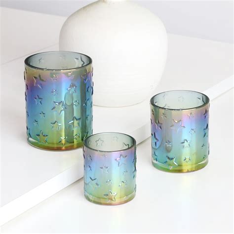 New Frosted Colored Glass Candle Holder For Home Decoration High