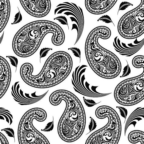 Simple Paisley Design Silhouettes Stock Photos Pictures And Royalty Free