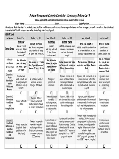 Asam Criteria Cheat Sheet 2019 2020 Fill And Sign Printable Template