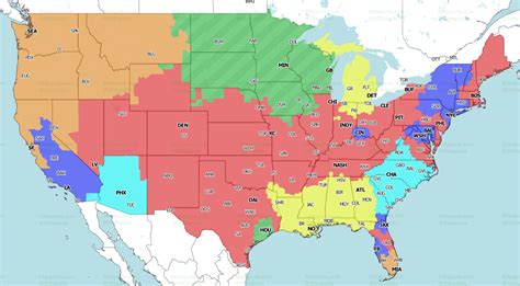 Nfl Week 8 Tv Coverage Maps