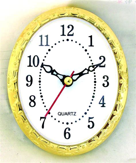 Insert Clock Oval Shape Clock Movement Wall Clock Promotion T