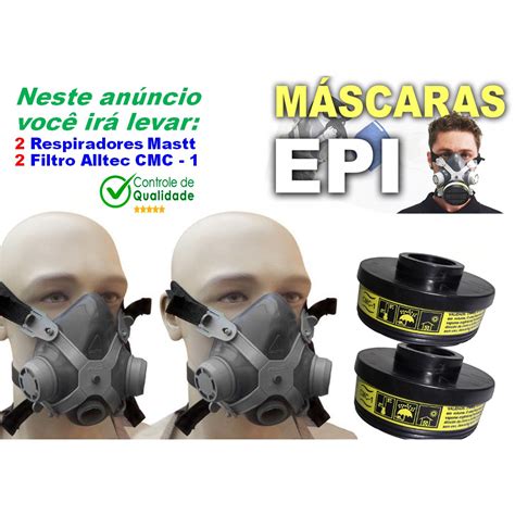 Respiradores Mastt C Filtro Cmc 1 Pacote C 2 Unidades Shopee Brasil