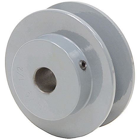 2.65 OD 1/2 Bore 1 Groove Pulley | Finished Bore Pulleys | Pulleys ...