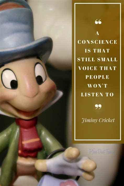 Jiminy Cricket Always Has Wise Words Of Wisdom Disneyquotes Disney