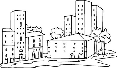 Apartment Coloring Sheet Coloring Pages