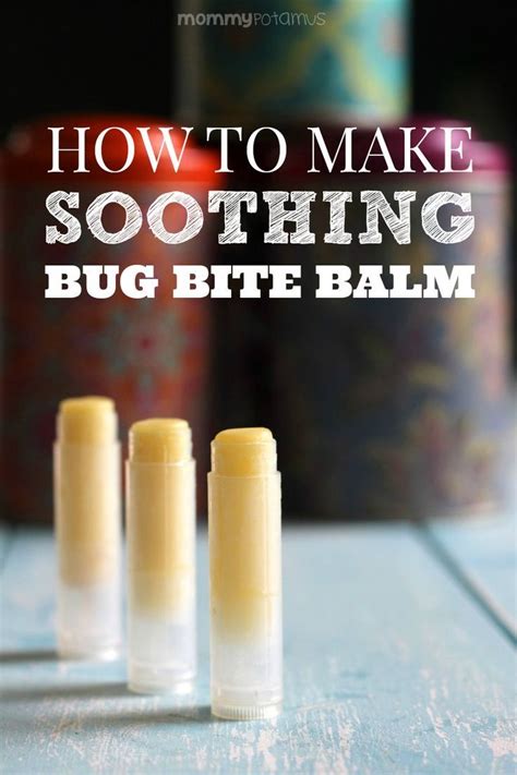 Soothing Bug Bite Balm Recipe Its That Time Of Year Again Mosquito