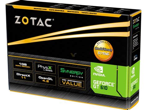 Zotac Geforce Gt 610 1gb Synergy Edition