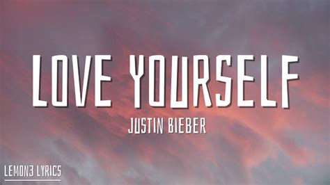 Justin Bieber Love Yourself Lyrics Youtube